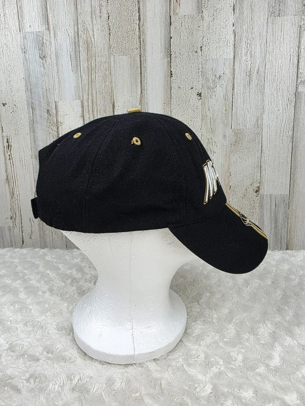 Mizzou Tigers Black & Gold Embroidered Baseball Cap
